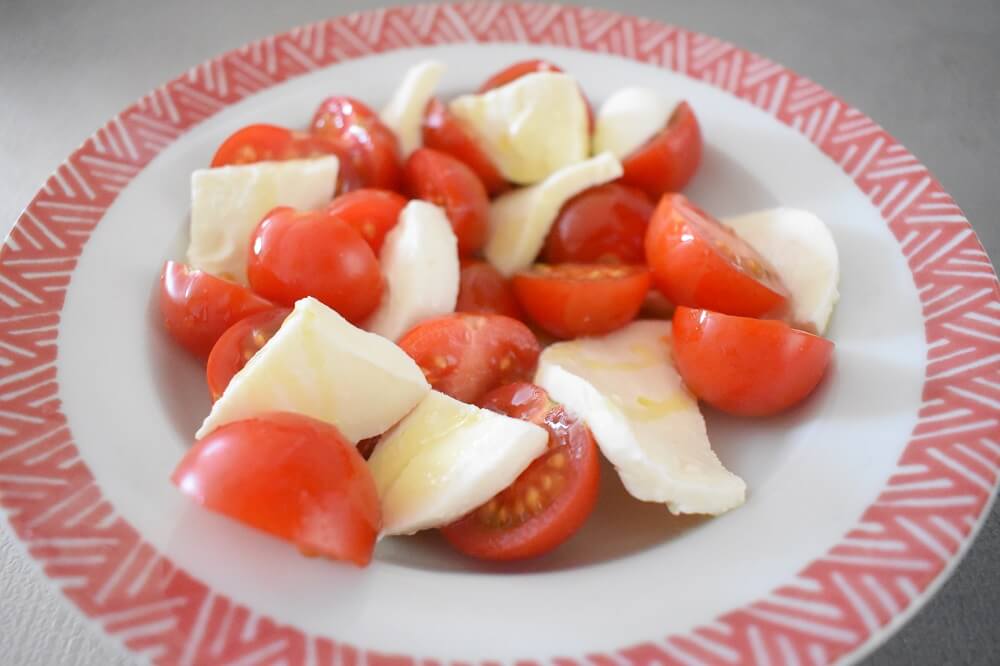 オイシックスの「ころんと真っ赤な情熱トマト」の調理例